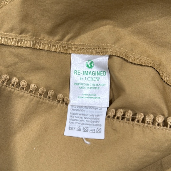 J Crew‎ Women Crocheted Lace Ruffle Long Sleeve Top  Size M - Picture 10 of 11